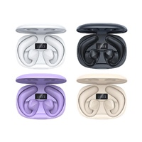 Wireless Tws Bluetooth Earbuds with Air Conduction Technology - Khaki thumbnail