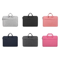 13.3 Inch Waterproof Laptop Handbag with Shock-absorbing Capacity - Navy Blue thumbnail