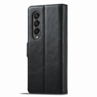 Rfid Leather Phone Case for Samsung Galaxy z Fold 4 / 5g - Secure & Stylish - Black thumbnail