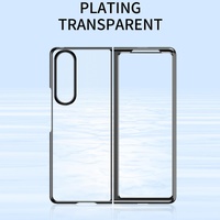 Shockproof Clear Phone Case for Samsung Galaxy z Fold 4 - Green thumbnail