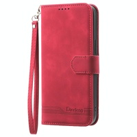 Premium Leather Tpu Case for Samsung Galaxy z Fold 4 / 5g - Red thumbnail