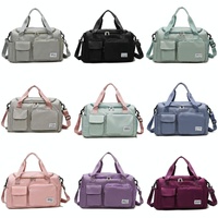 Waterproof Gym Bag for Travel - Size l - Gray Pink thumbnail