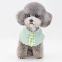 Pet Shawl Scarf Saliva Towel Dog Clothes Accessories - Size M - Blue thumbnail
