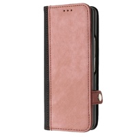 Leather Phone Case with Side Buckle for Samsung Galaxy z Fold 4 / 5g - Brown thumbnail