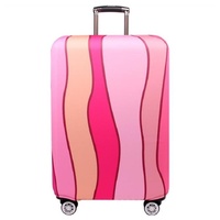 29-32 Inch Travel Suitcase Dust Covers - Elastic & Abrasion-resistant - Pink Ripple thumbnail
