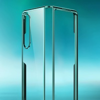 Shockproof Electroplated Case for Samsung Fold 4 5g - Green thumbnail