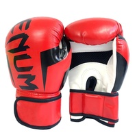 Professional Boxing Gloves For Adult Training - 10Oz Muay Thai Fighting - Fluorescent Green thumbnail