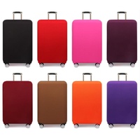 Xl Thickened Stretch Luggage Cover - Dust-proof & Wear-resistant - Rose Red thumbnail