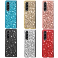 Glitter Tpu Shockproof Case for Samsung Galaxy z Fold 4 - Red thumbnail