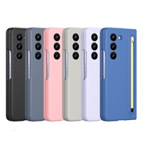 Enhanced Shockproof Phone Case for Samsung Galaxy z Fold 4 - Pen Design - Pink thumbnail
