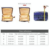 Stretchy Luggage Dust Cover - Durable & Protective - Size l - Sword Leaf Forest - Xl thumbnail
