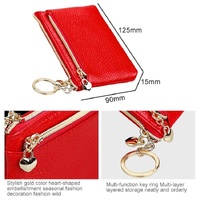 Spacious Litchi Texture Rfid Hand Wallet - Pink thumbnail