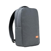 15 Inch Waterproof Laptop Handbag - Dark Gray Polyester thumbnail