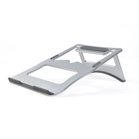 Portable Aluminum Laptop Stand - Simple & Stylish - Grey thumbnail