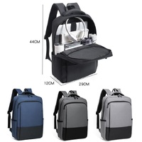Multifunctional Oxford Laptop Backpack - Cxs-611 - Light Grey thumbnail