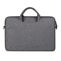 Hidden Portable One-shoulder Handbag for 14.1 Laptops - Waterproof Oxford Cloth - Light Grey thumbnail