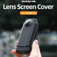 Transparent Black Sunnylife Lens Screen Protector for Insta360 X4 thumbnail
