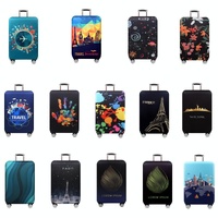 Thickened Luggage Cover - Elastic Wear-resistant Anti-dust Protection - Size l - Gold Leaf thumbnail