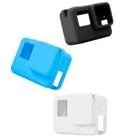 Silicone Protective Case with Lens Cap for Insta360 Ace - Blue thumbnail