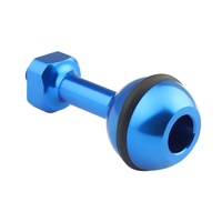 Universal 1 / 4 Ball Adapter for Action Cameras - Compatible with Gopro Insta360 Dji and More - 2.5cm Diameter - Blue thumbnail