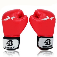 Adult Training Boxing Gloves - Red thumbnail