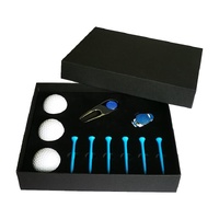 Complete Golf Gift Set 11-in-1 Tees Divot Tool and 3 Balls - Red thumbnail