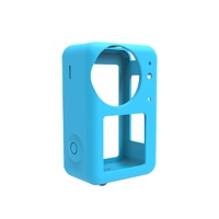 Protective Silicone Case with Lens Cap - Red thumbnail