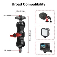 Versatile Magic Arm Clamp For Mounting - Red thumbnail