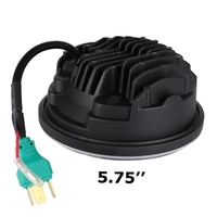 5.75 Inch Dc12V 6000K - 6500K 40W Car Led Headlight For Harley Silver thumbnail