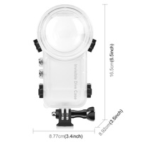 Waterproof Sealed for Insta360 X4 - 50m Depth thumbnail