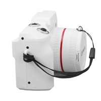 Hd 720p Recording Flip Screen Digital Camera with Interchangeable Lens and Infrared Lens - White thumbnail