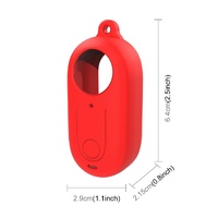 Silicone Case with Lens Cover for Insta360 Go 3 - White thumbnail