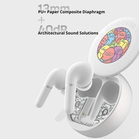 Wireless Bluetooth 5.2 Earphones with Anc & Enc Noise Reduction - White thumbnail