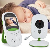 2.4 Wireless Baby Monitor With Lcd Night Vision & Two-Way Talk - White thumbnail