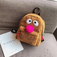 Girls' Plush Bird Backpack - Compact and Cute thumbnail