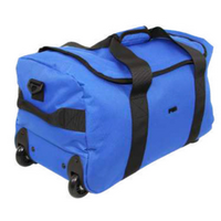 60L FIB Wheeled Travel Duffle Duffel Bag Luggage - Medium (Blue) thumbnail