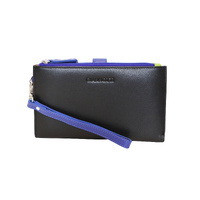 Giannotti Womens  Rainbow Wrist Wallet Ladies Wristlet Cardholder Purse - Blue thumbnail