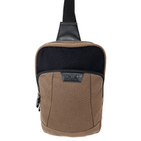 FIB Byron Sling Backpack Bag Travel w/ Single Adjustable Strap - Brown thumbnail