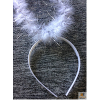 ANGEL HEADBAND Fairy Halo Hair Hoop Costume Dress Up Party Xmas Headpiece thumbnail