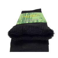 12 Pairs PREMIUM BAMBOO SOCKS Mens Heavy Duty Thick Work Socks Cushion BULK  - Black - 6-11 thumbnail
