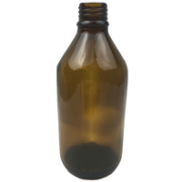 12x 600ml Brown Glass Bottle Plinking Shooting Target Practice without Lids/Caps thumbnail