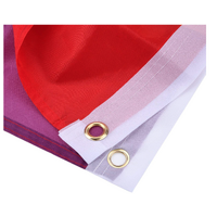 DELUXE RAINBOW GAY PRIDE FLAG Outdoor Banner 150x90cm 3x5ft with Metal Eyelets thumbnail