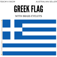 Greece Country Flag Greek Heavy Duty National Olympics Europe - 150cm x 90cm thumbnail