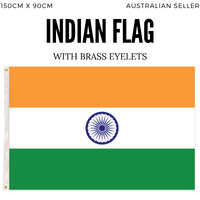 India Country Flag Indian Heavy Duty National Cricket Diwali Divali - 150cm x 90cm thumbnail