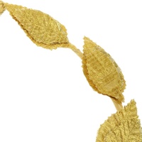 GOLD LEAF WREATH Greek Headband Crown Leaves Band Roman Costume Dress Party thumbnail