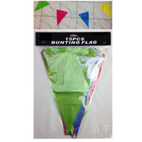 9m BUNTING FLAG Colourful Triangle Party Banner Birthday Wedding Flags Outdoor thumbnail