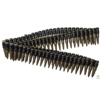 BULLET BELT Plastic Bandolier Costume Party Commando Army Gangster Soldier Ammo Cowboy thumbnail
