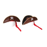 Deluxe Pirate Hat Costume Party Accessory Jack Sparrow - Brown thumbnail