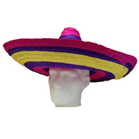 Mexican SOMBRERO Fancy Dress Straw Party Costume Hat Cap Spanish thumbnail
