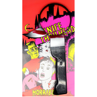 HALLOWEEN Fake Knife Through Head Horror Scary Headband Costume Party Zombie thumbnail